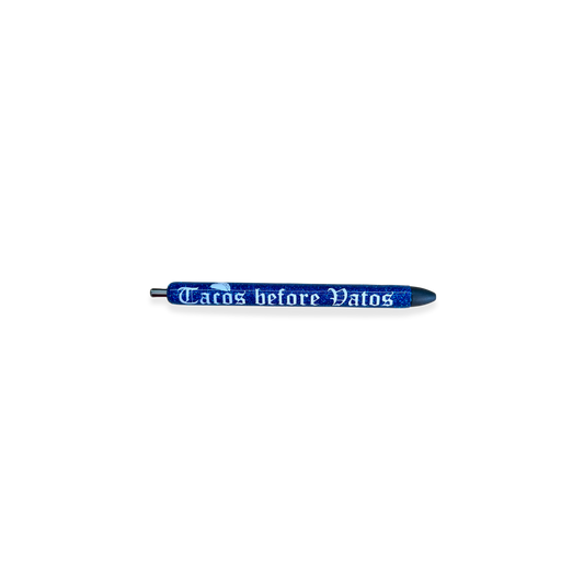 Tacos Before Vatos Pen by  Captivating Chaos (Blue)