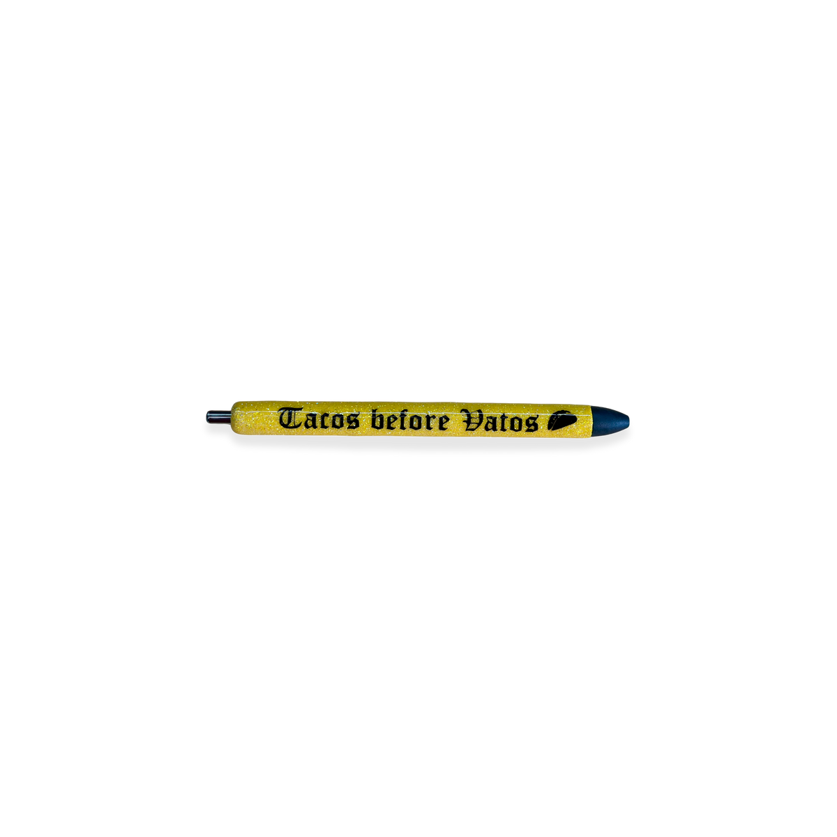 Tacos Before Vatos Pen by  Captivating Chaos (Yellow)